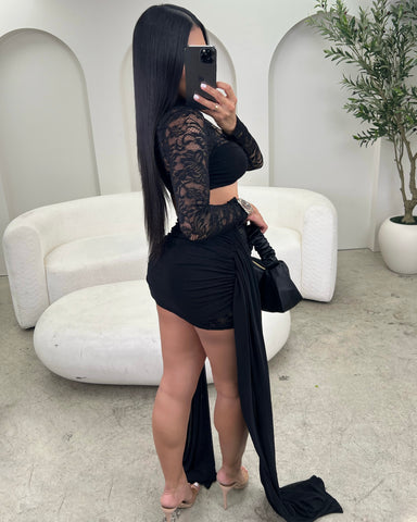 Lace Temptation Skirt Set