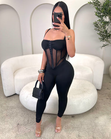 Fatal Obsession Corset Jumpsuit