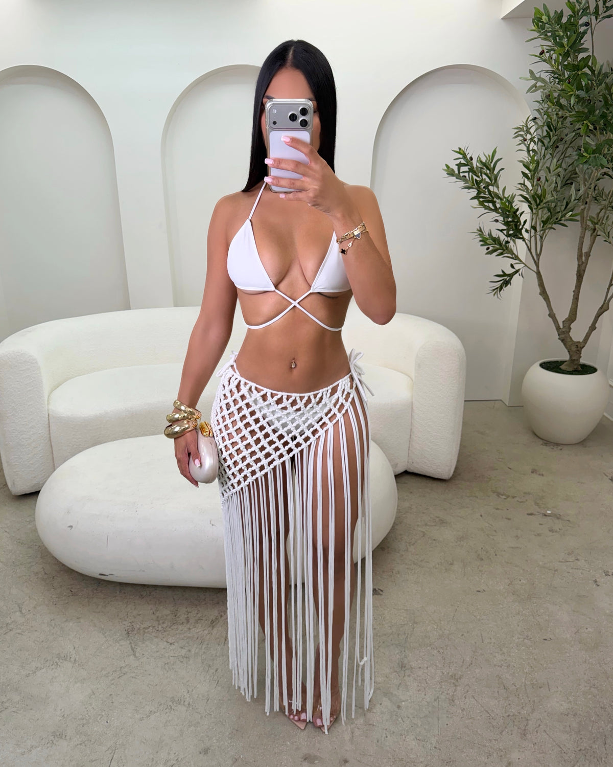 Crochet Sands Coverup Skirt