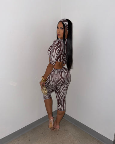 Cocoa Amore Capri Set (Headband Included)
