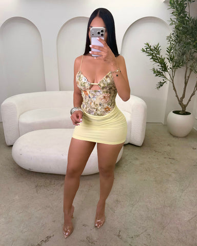 Enchanted Garden Mini Dress