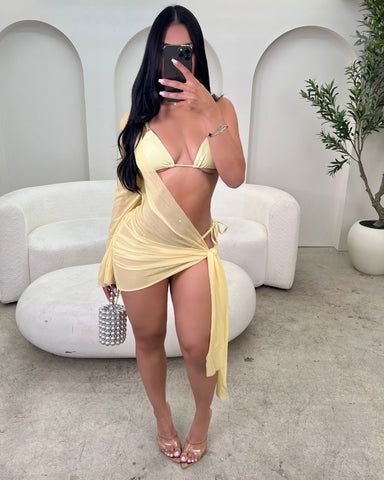 Lemon Sorbet 3 Pc Swim Set
