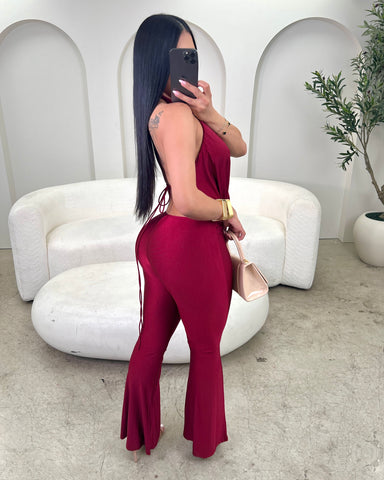 Merlot Please Jumpsuit