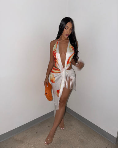 Solana Fringe Dress