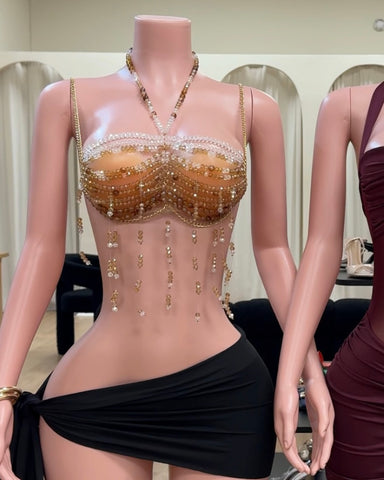 Fall Szn Beaded Top