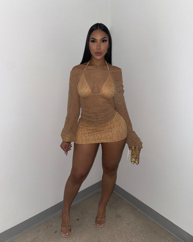 After Dark Lace Mini (Nude)