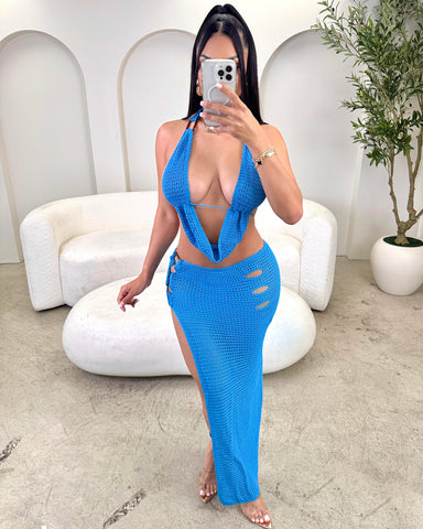 Island Dreaming Crochet Set (Blue)
