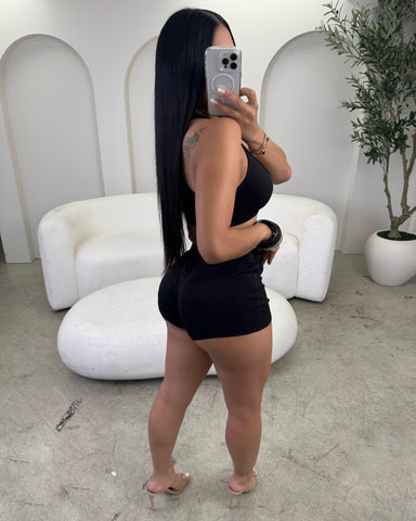 Chill & Sexy Ribbed Short Set
