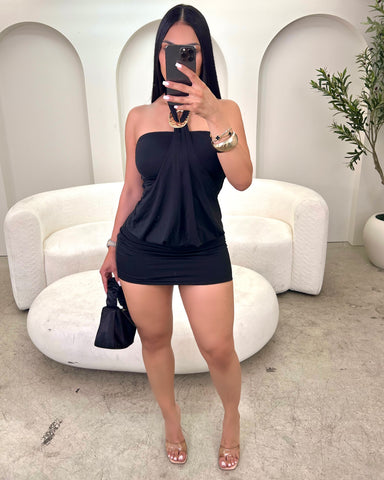 Noire Siren Mini Dress