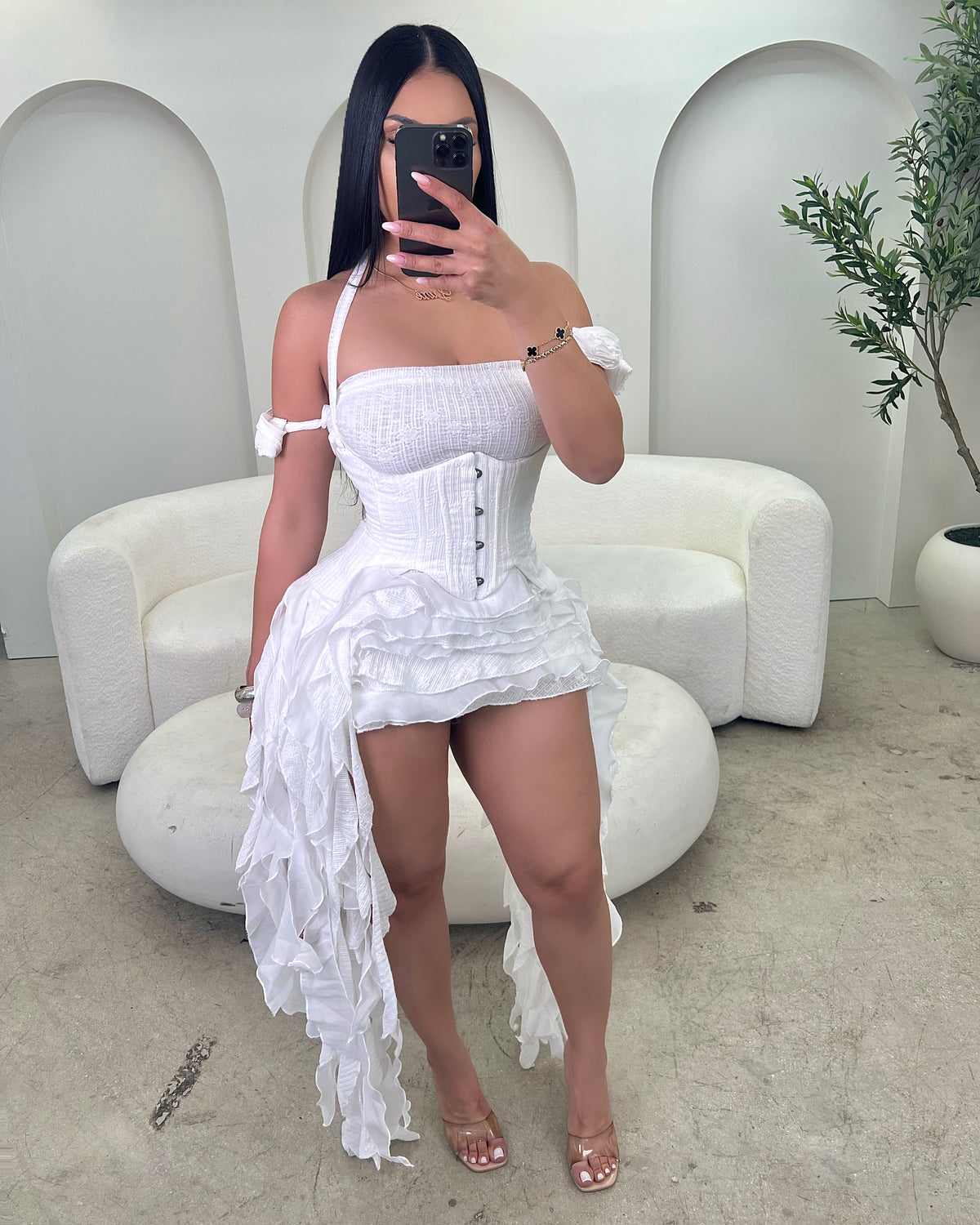 Maison Blanc Corset Dress