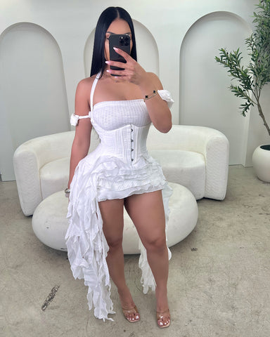 Maison Blanc Corset Dress