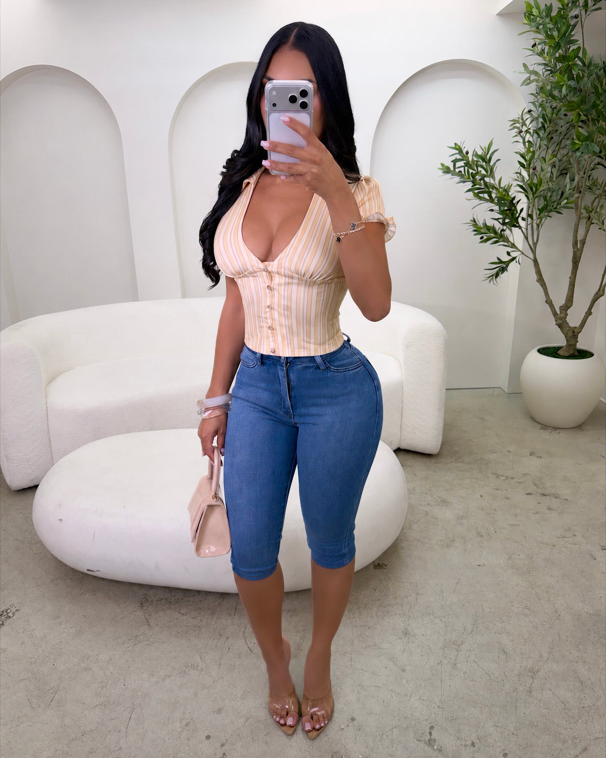 Mason Denim Capris
