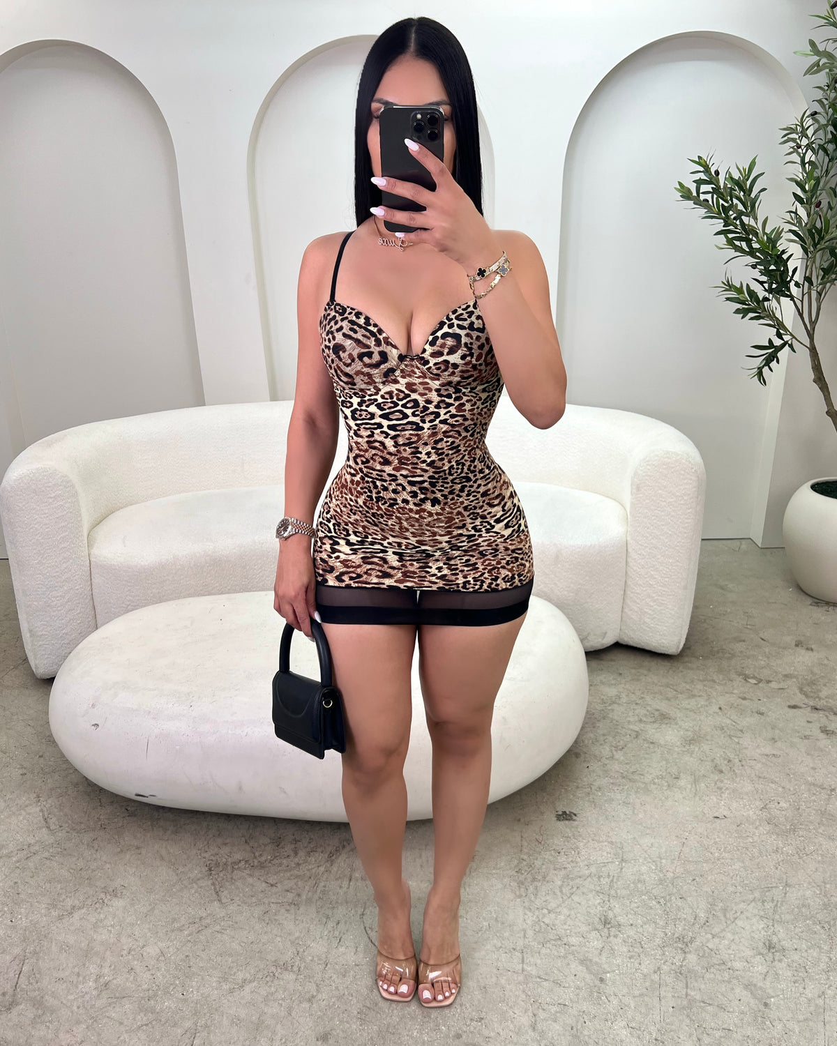 Hug My Body Mini Dress (Print)