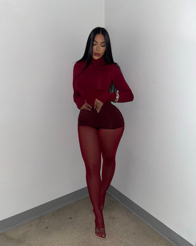 Kiss Me Slowly Mesh Set (Stockings Incuded)