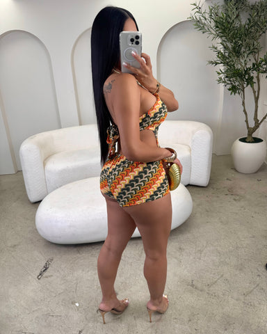 Boho Baby Short Set