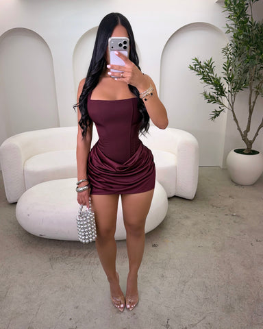 Merlot Corset Mini