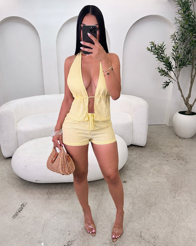 Charlotte Short Set (Yellow)