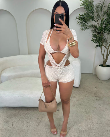 Sandy Crush Romper (Shortsleeve)