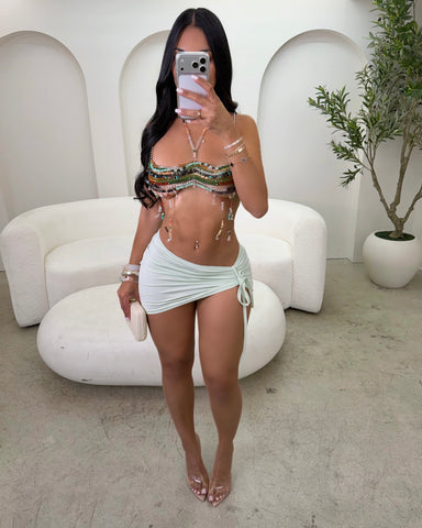Mint Mini Skirt