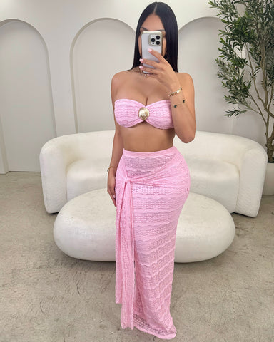 Tropics & Seashells Maxi Set (White)