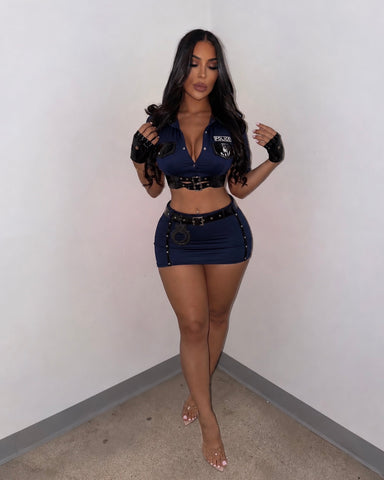 Sexy Cop 2 Piece Costume