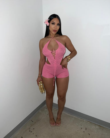 Hibiscus Heat Romper