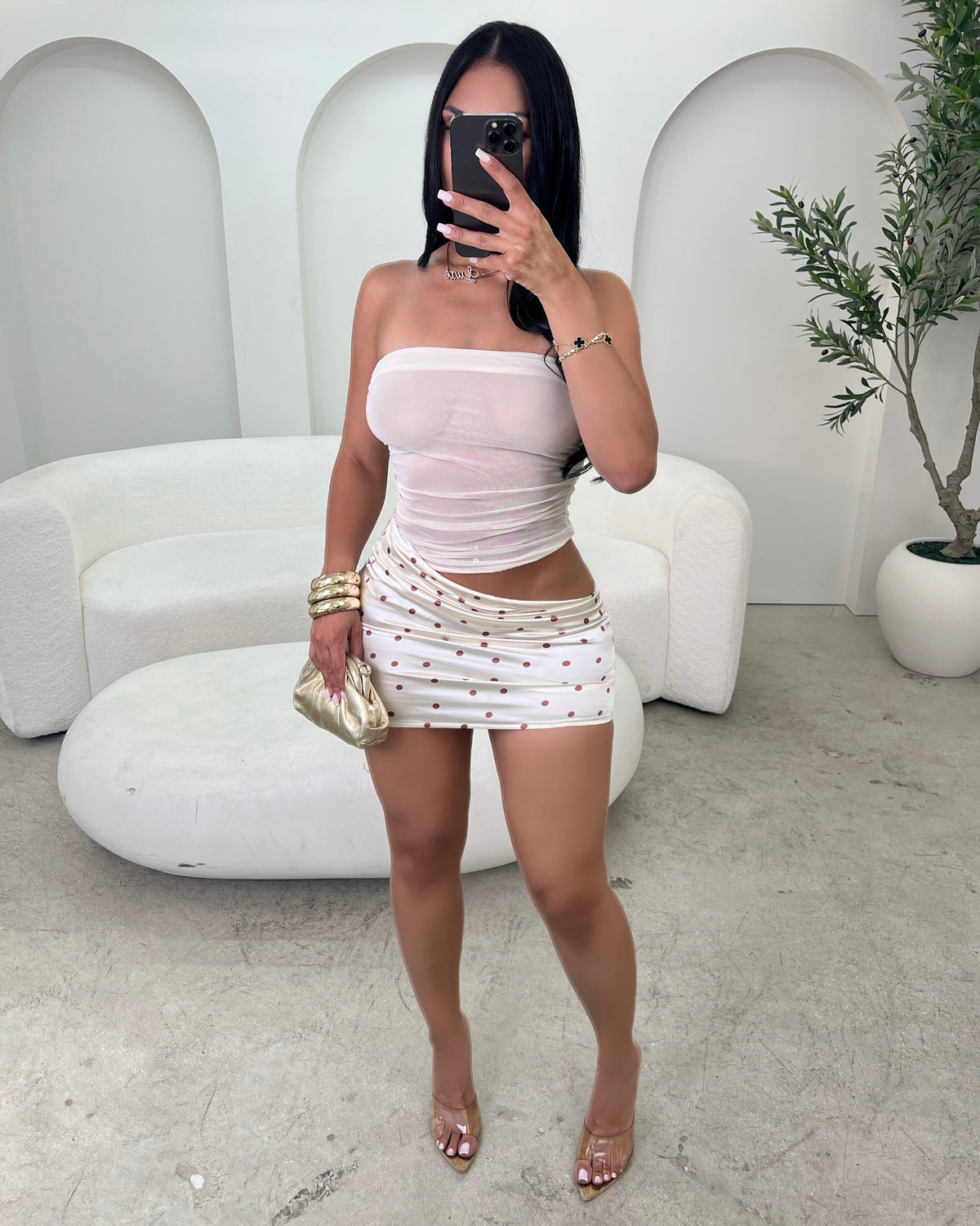 Rosé Rendezvous Mini Dress