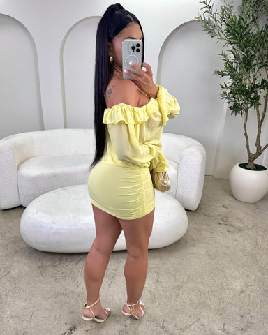 Sweet Sunshine Ruffled Mini