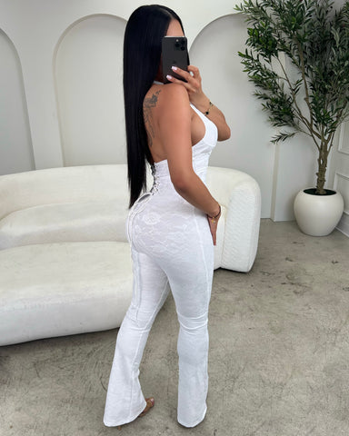 Keep It Sexy Lace Jumpsuit