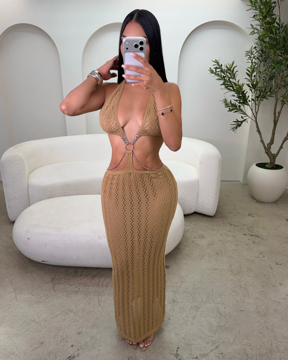 Capri Coast Knit Maxi