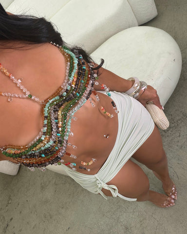 Isla Jewel Beaded Top
