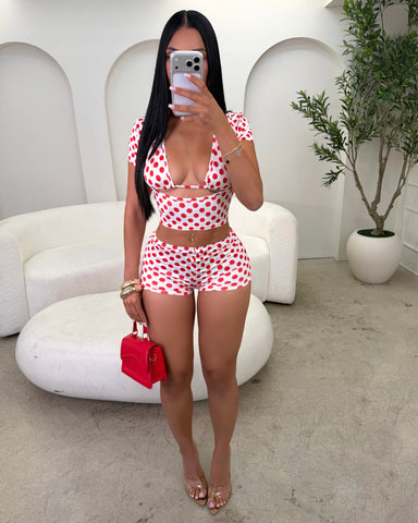 Cherry Pop Short Set
