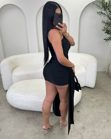 Noire Temptations Mini Dress