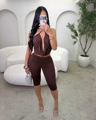 Cocoa Crush Capri Set