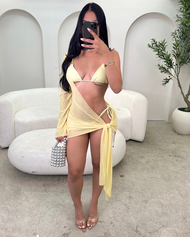 Lemon Sorbet 3 Pc Swim Set