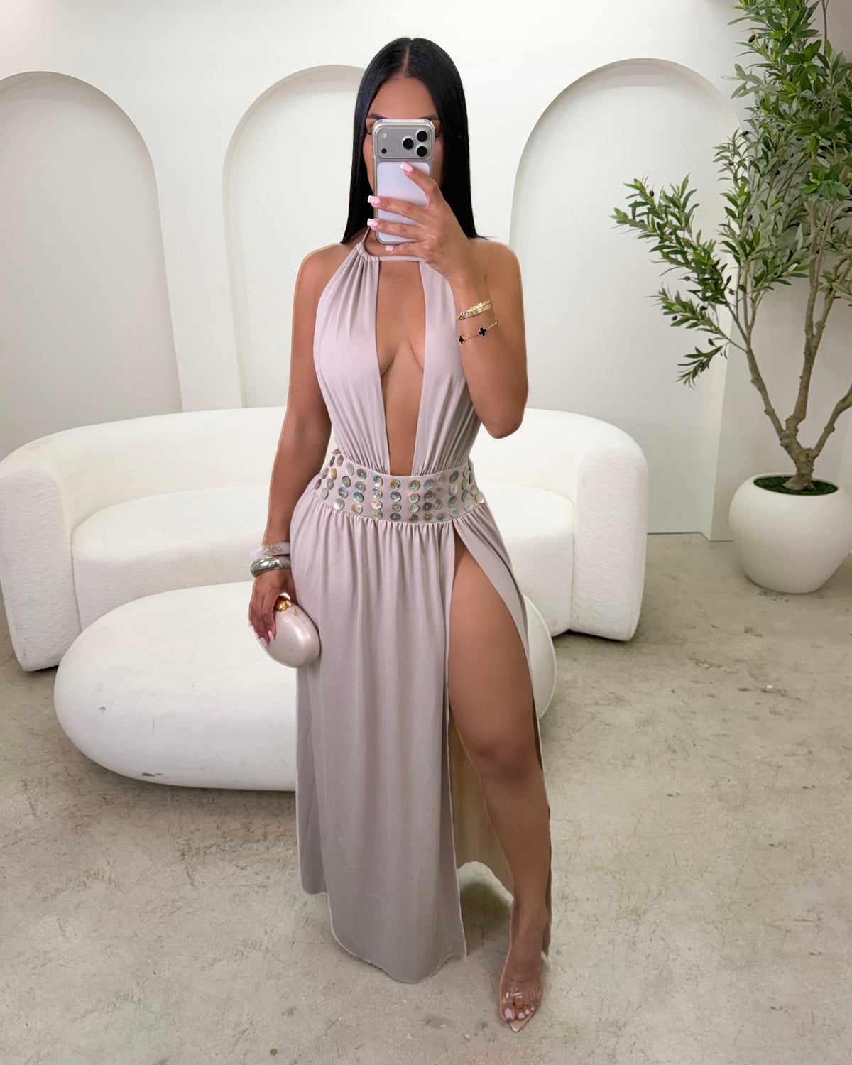 Celeste Shell Maxi