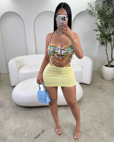 Candy Crush Beaded Top
