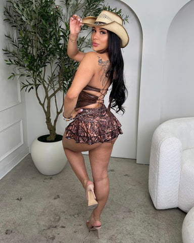Rodeo Babe Leather Crop