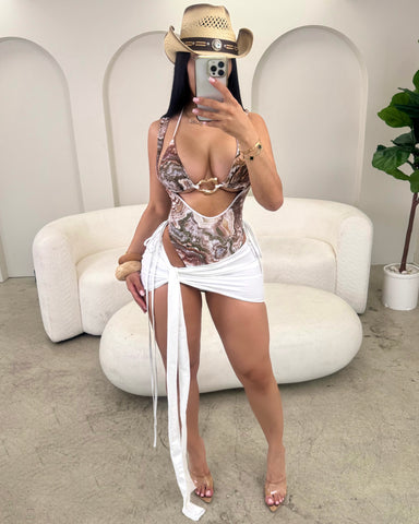 Sands Of Gold Printed Swim Set