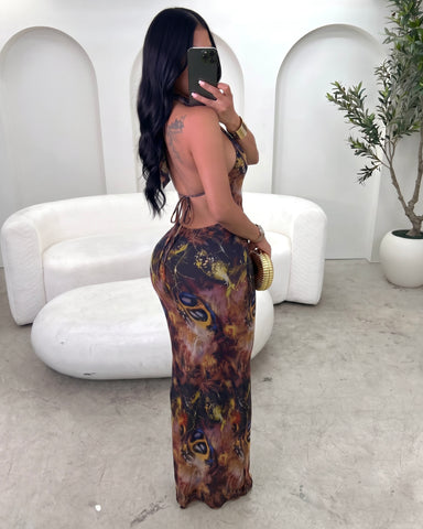 Molten Muse Mesh Maxi