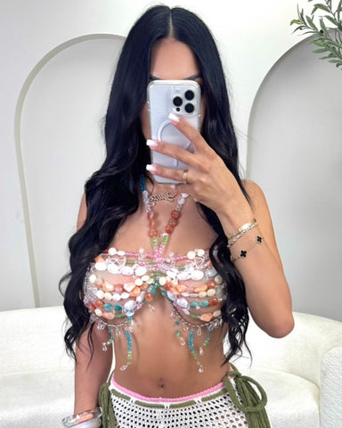 Mermaids Beaded Top