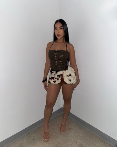 Western Baddie Skirt Set