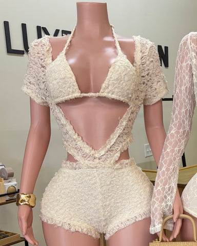 Sandy Crush Romper (Shortsleeve)