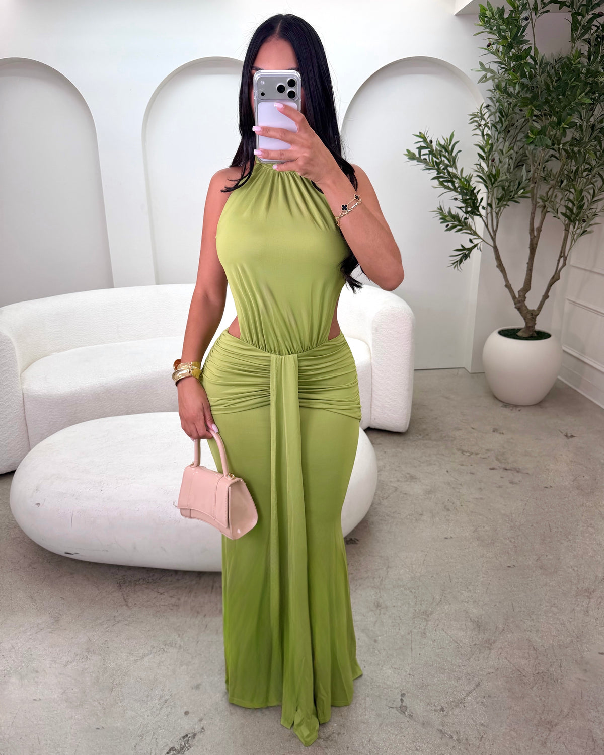 Eden Open Back Maxi