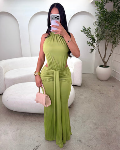 Eden Open Back Maxi