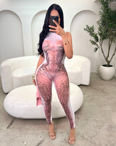 Venom Sculpt Mesh Jumpsuit