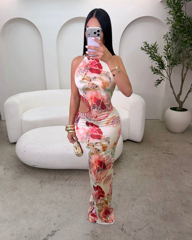Rosalia Beaded Maxi Dress