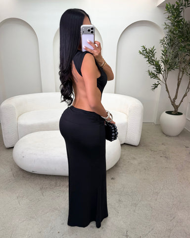 Alessia Open Back Maxi