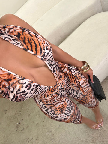 Unleashed Baddie Capri Romper