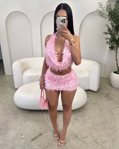 Rose & Ruffles Skirt Set